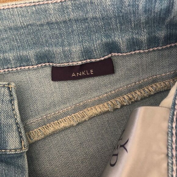 NYDY Amira Fitted Ankle Jeans Core Indigo Denim Size 2 - Picture 9 of 15